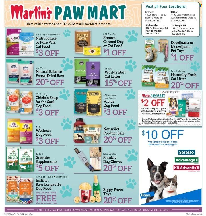 Martin’s (IN, MI) Weekly Ad Flyer April 1 to April 8