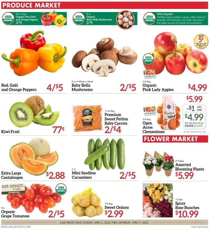 Martin’s (IN, MI) Weekly Ad Flyer April 1 to April 8