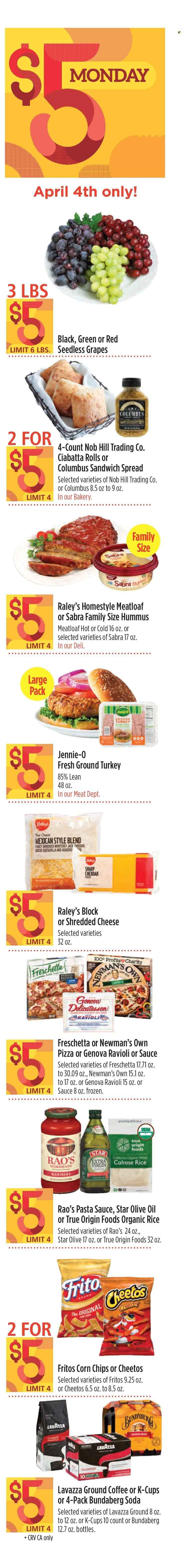 Raley's (CA, NV) Weekly Ad Flyer April 1 to April 8