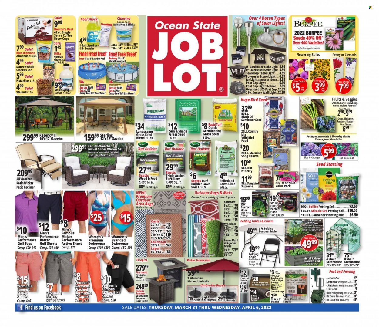 Ocean State Job Lot (CT, MA, ME, NH, NJ, NY, RI) Weekly Ad Flyer April 1 to April 8