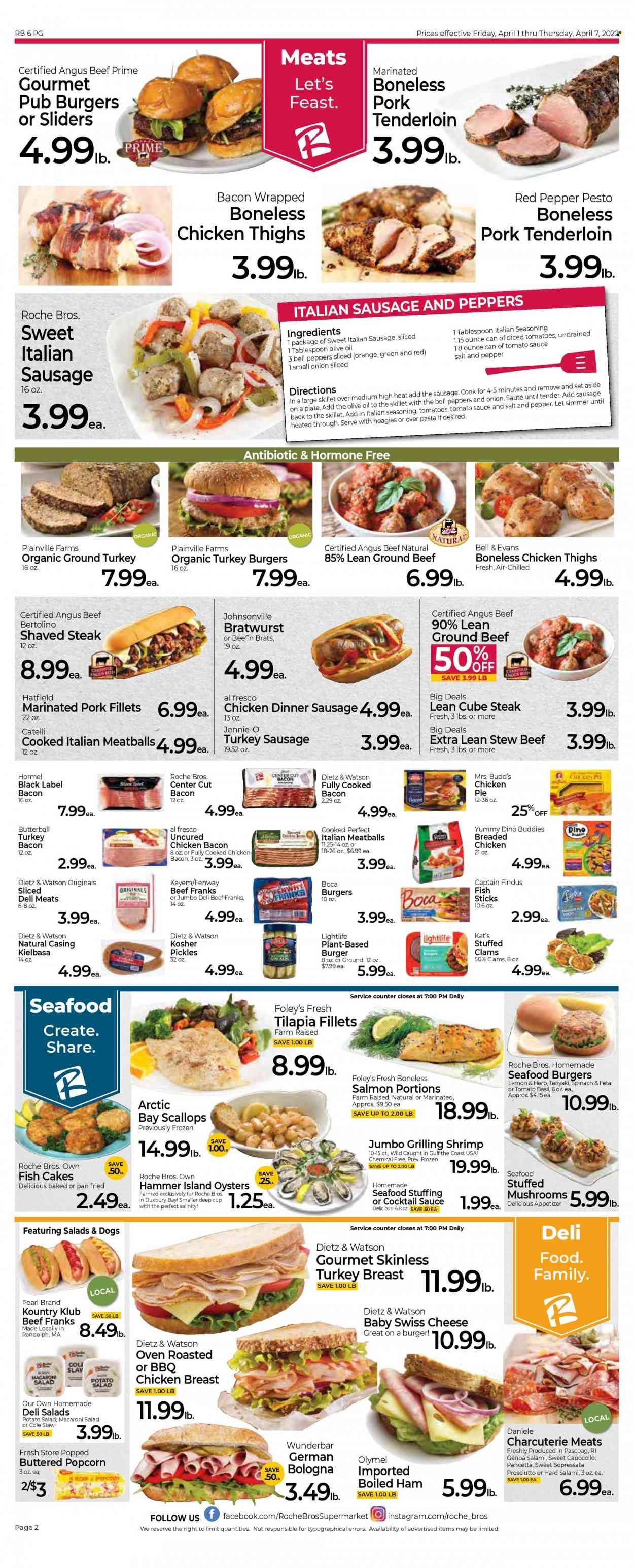 Roche Bros. (MA) Weekly Ad Flyer April 1 to April 8