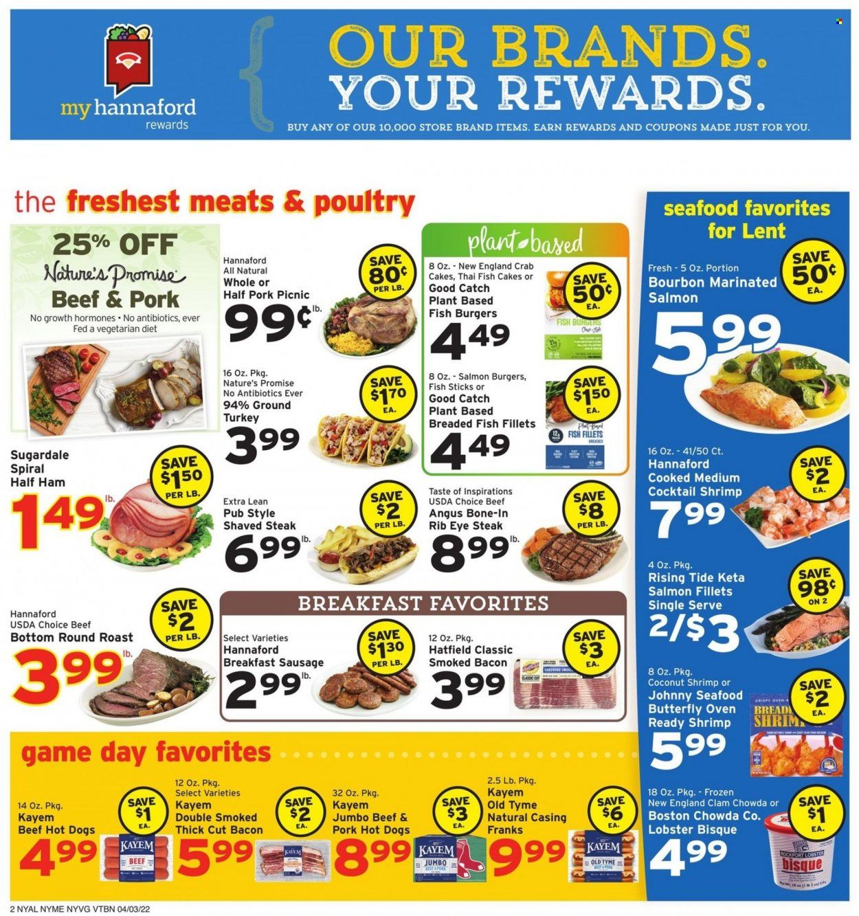 Hannaford (NY) Weekly Ad Flyer April 3 to April 10