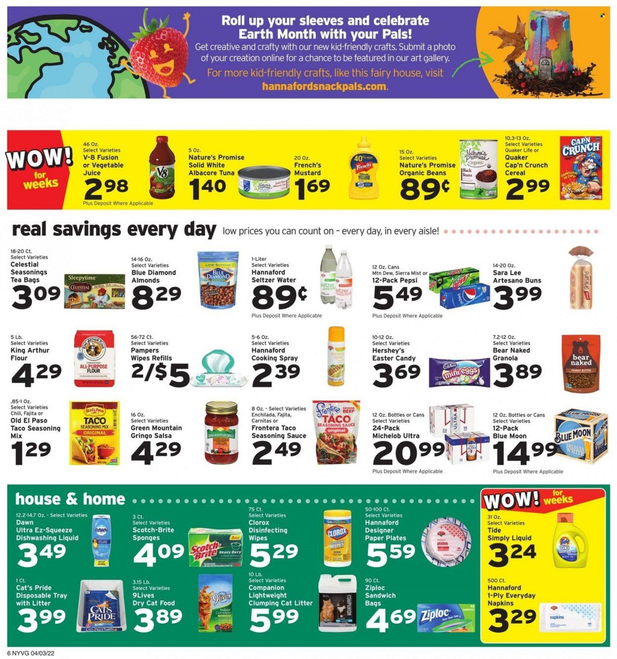 Hannaford (NY) Weekly Ad Flyer April 3 to April 10