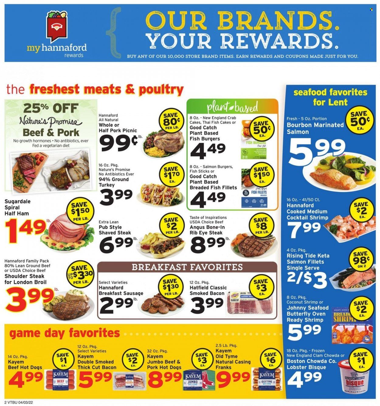Hannaford (VT) Weekly Ad Flyer April 3 to April 10