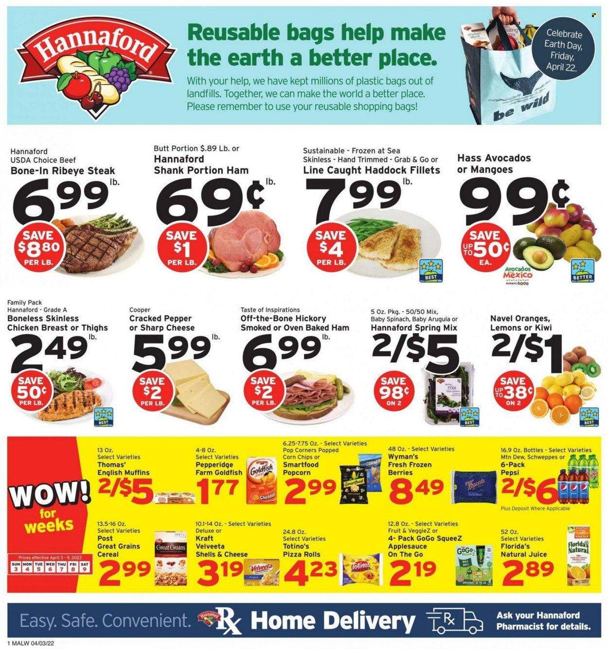 Hannaford (ME) Weekly Ad Flyer April 3 to April 10