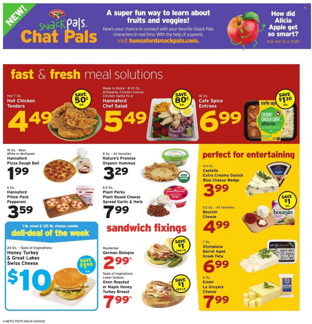 Hannaford (ME) Weekly Ad Flyer April 3 to April 10
