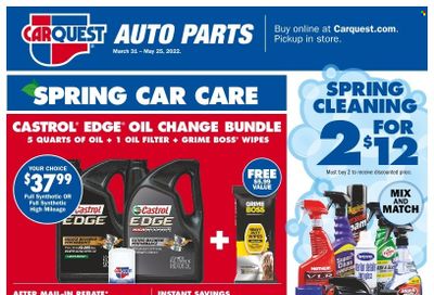 Carquest Weekly Ad Flyer April 3 to April 10