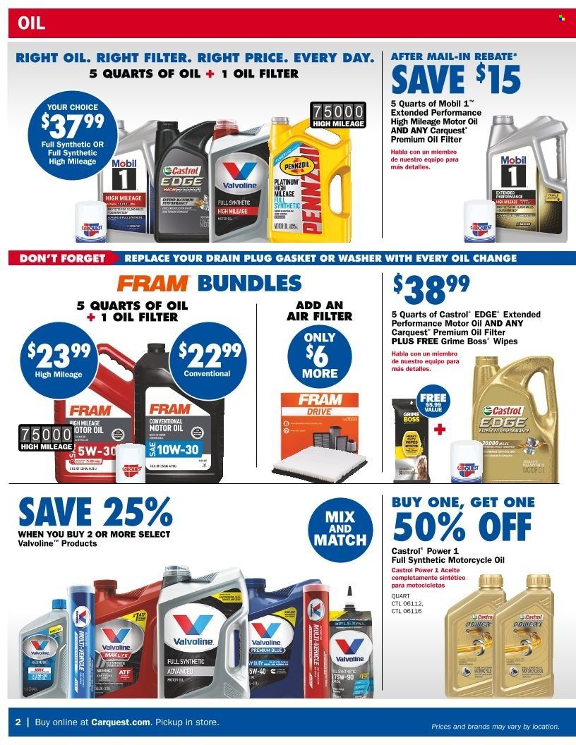 Carquest Weekly Ad Flyer April 3 to April 10