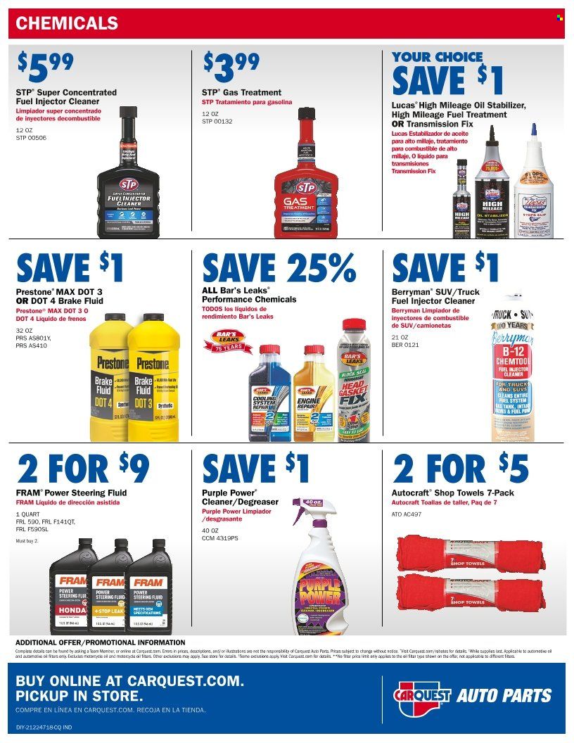 Carquest Weekly Ad Flyer April 3 to April 10