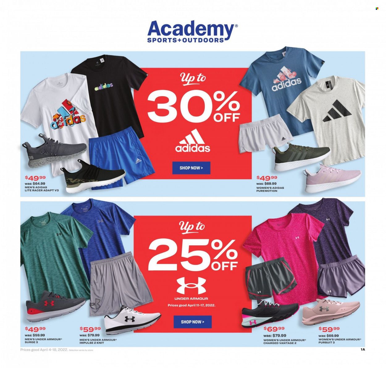 Academy Sports (AL, AR, GA, LA, MO, NC, SC, TN, TX) Weekly Ad Flyer April 3 to April 10