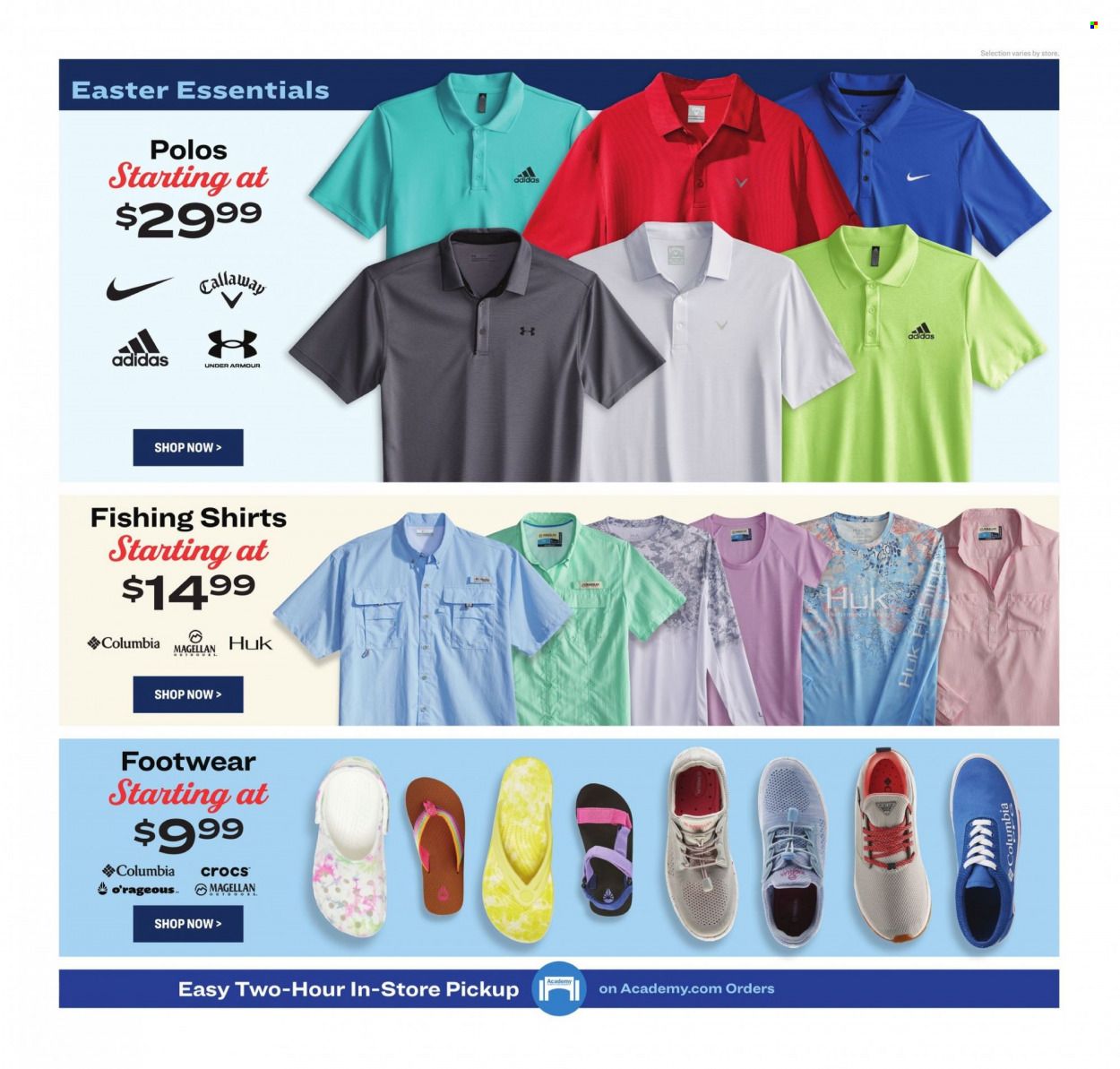 Academy Sports (AL, AR, GA, LA, MO, NC, SC, TN, TX) Weekly Ad Flyer April 3 to April 10