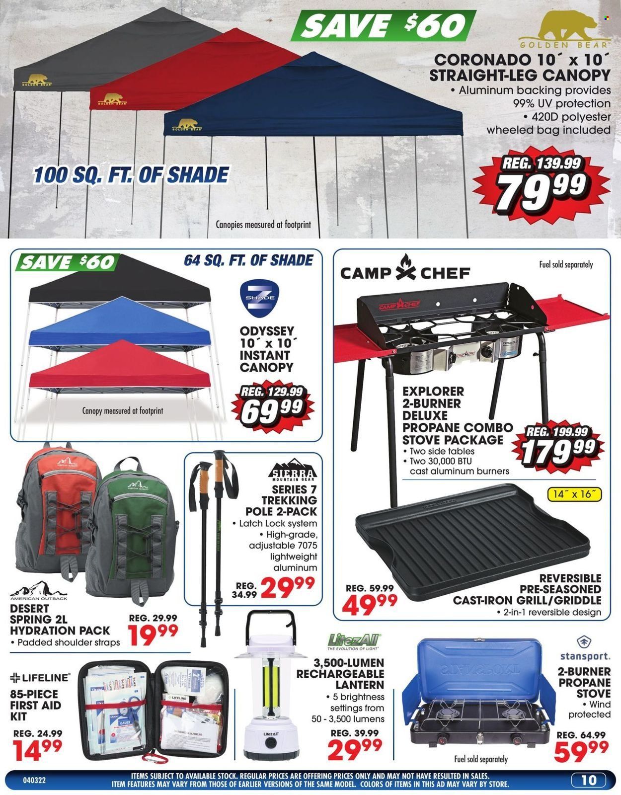 Big 5 (AZ, CA, CO, ID, NM, OR, UT, WA) Weekly Ad Flyer April 3 to April 10