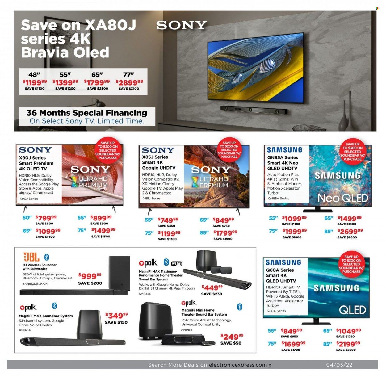 Electronic Express (AL, TN) Weekly Ad Flyer April 4 to April 11