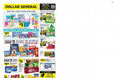 Dollar General (GA, LA, MI, MN, NM, OH, OK) Weekly Ad Flyer April 4 to April 11