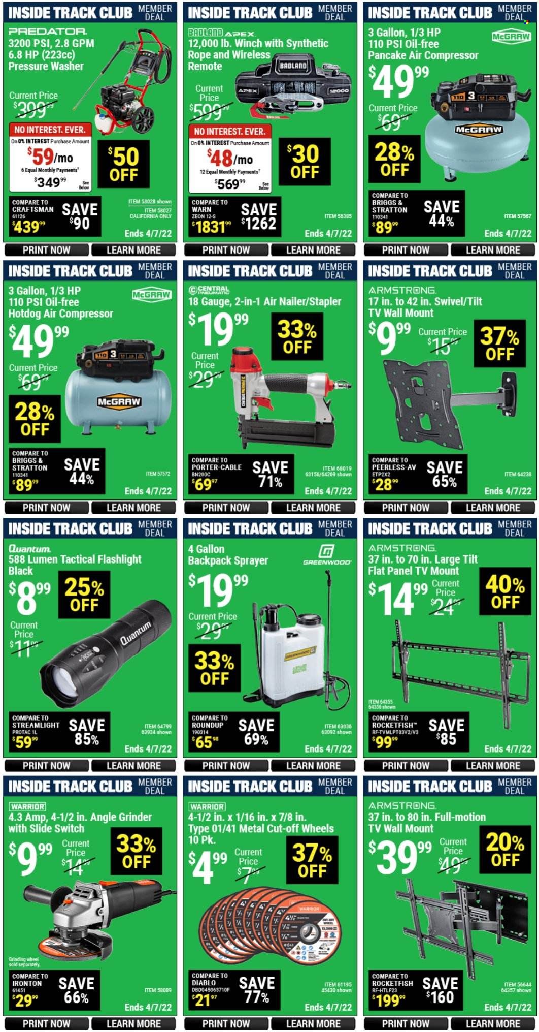 Harbor Freight Weekly Ad Flyer April 4 to April 11