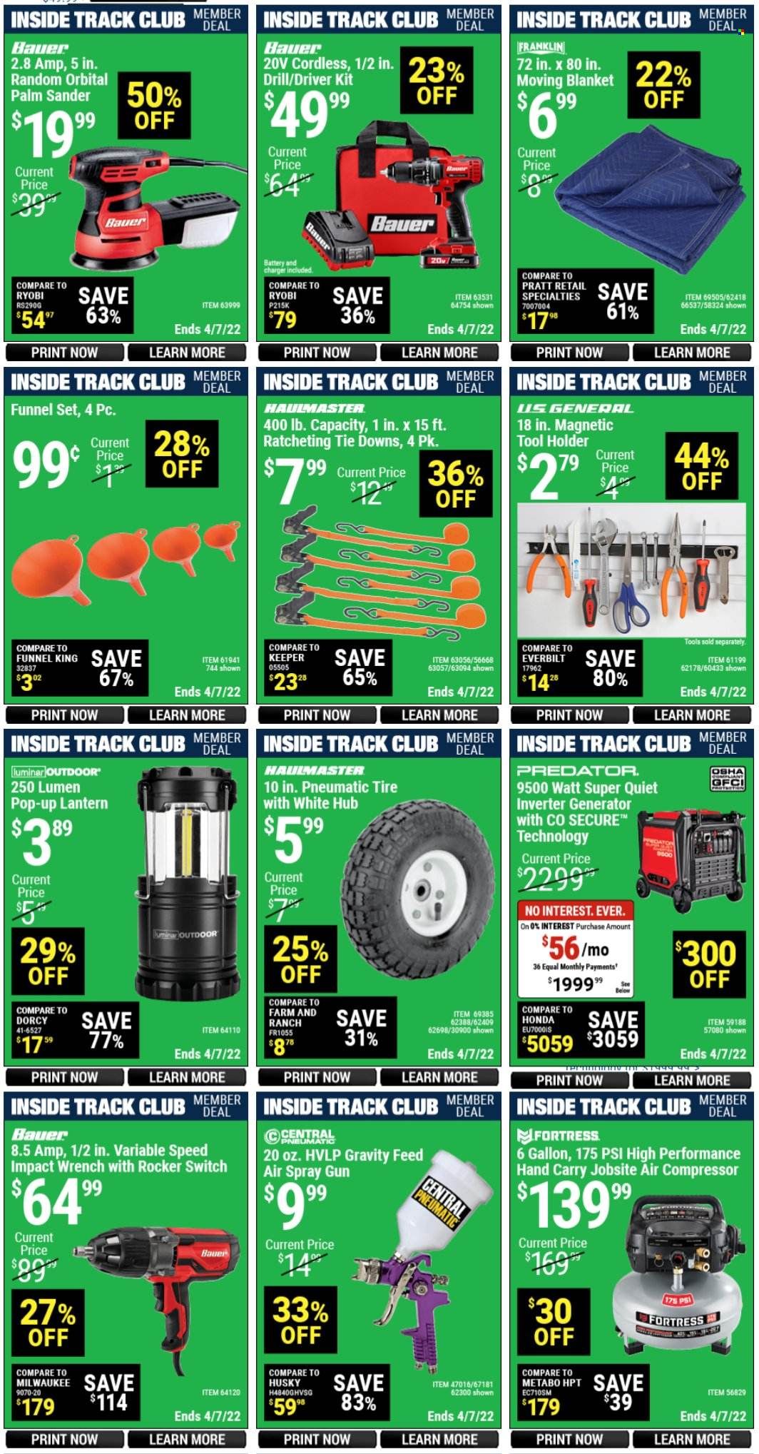 Harbor Freight Weekly Ad Flyer April 4 to April 11