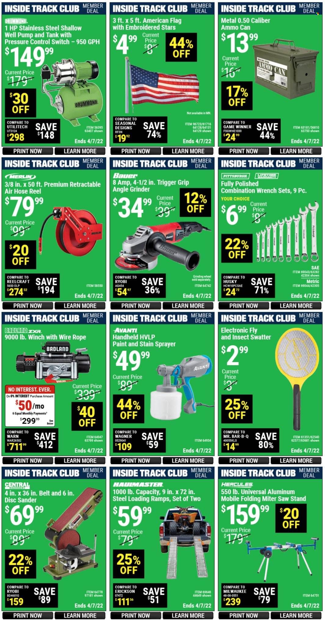 Harbor Freight Weekly Ad Flyer April 4 to April 11