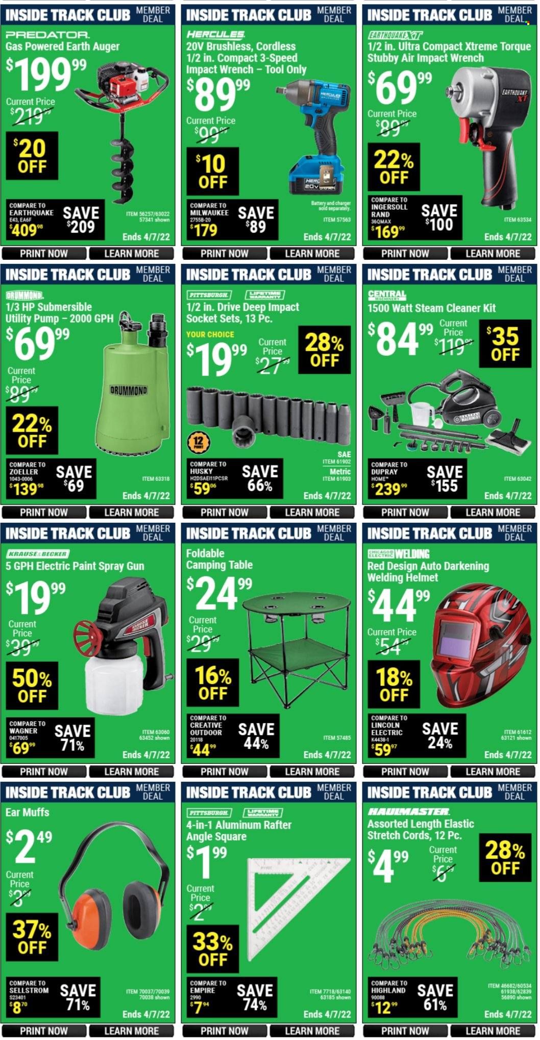Harbor Freight Weekly Ad Flyer April 4 to April 11