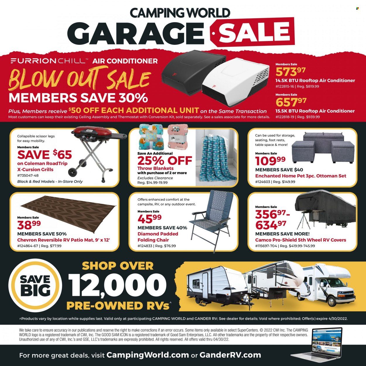 Gander RV & Outdoors Weekly Ad Flyer April 5 to April 12
