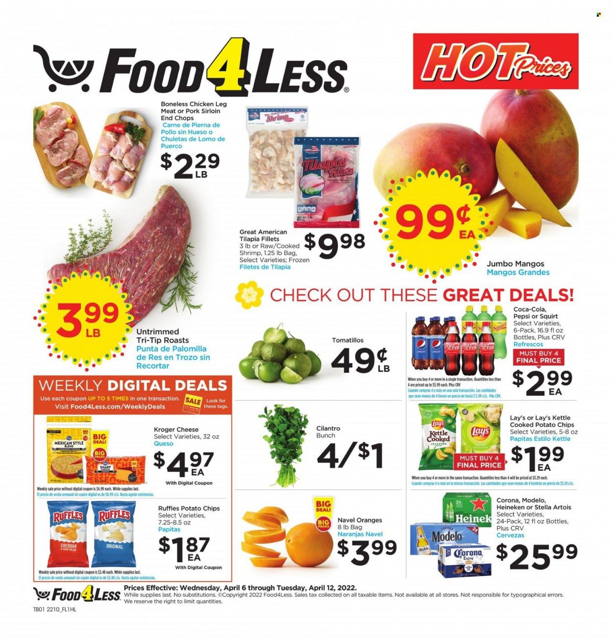 Food 4 Less (CA) Weekly Ad Flyer April 5 to April 12