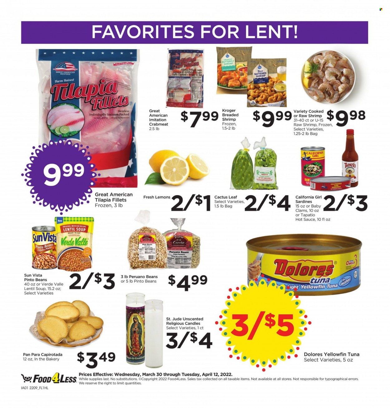 Food 4 Less (CA) Weekly Ad Flyer April 5 to April 12
