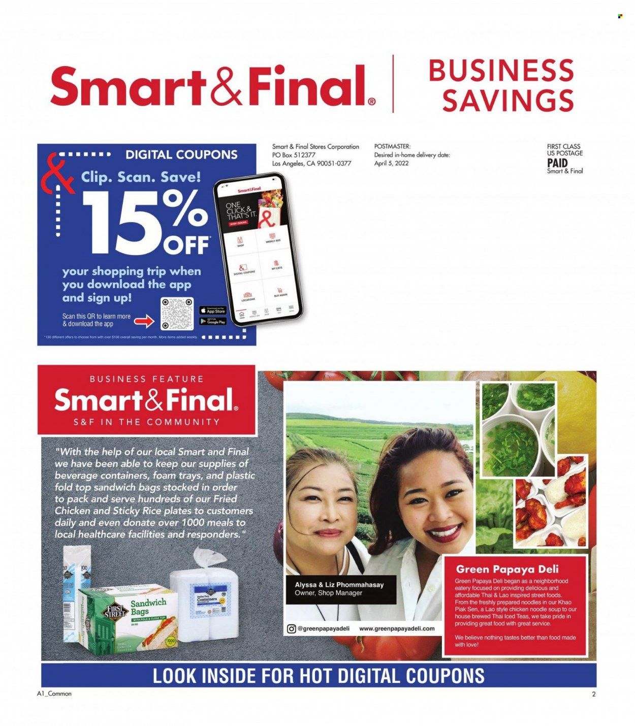 Smart & Final (AZ, CA) Weekly Ad Flyer April 5 to April 12