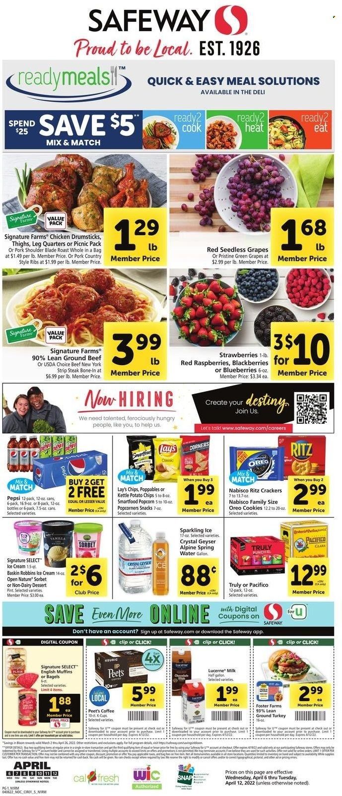 Safeway (AZ, CA, CO, HI, MD, NE, OR, VA, WA) Weekly Ad Flyer April 5 to April 12