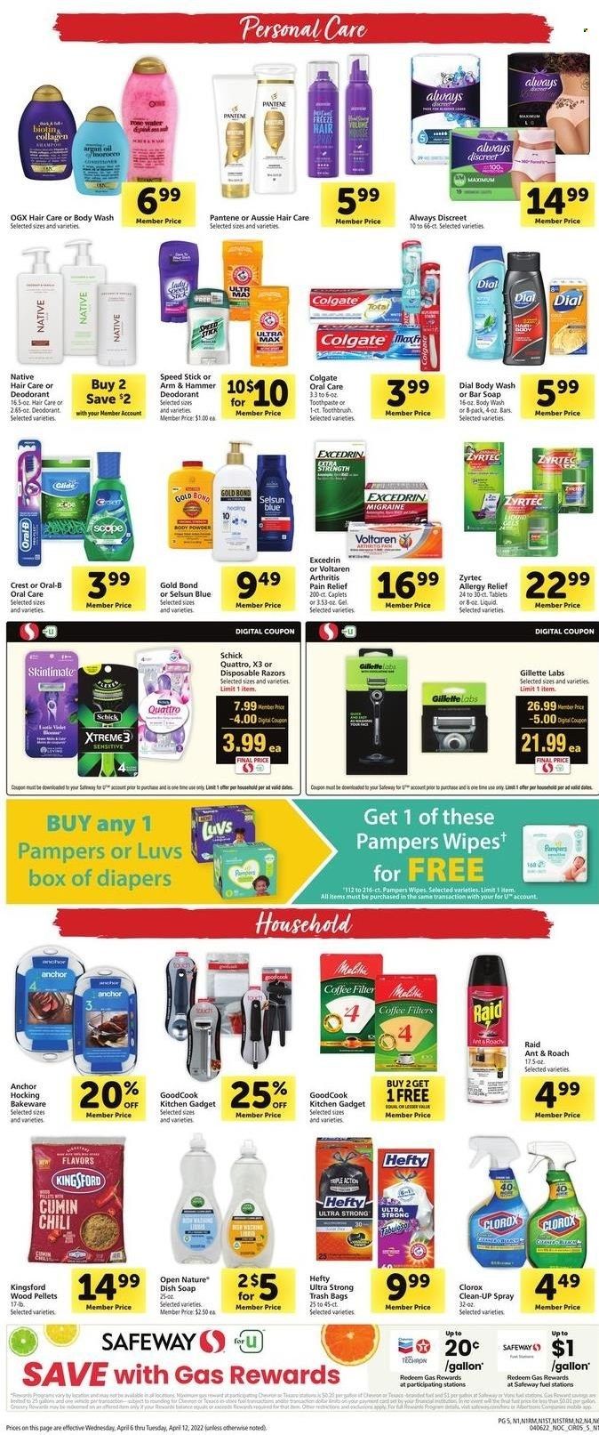 Safeway (AZ, CA, CO, HI, MD, NE, OR, VA, WA) Weekly Ad Flyer April 5 to April 12