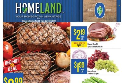 Homeland (OK, TX) Weekly Ad Flyer April 6 to April 13