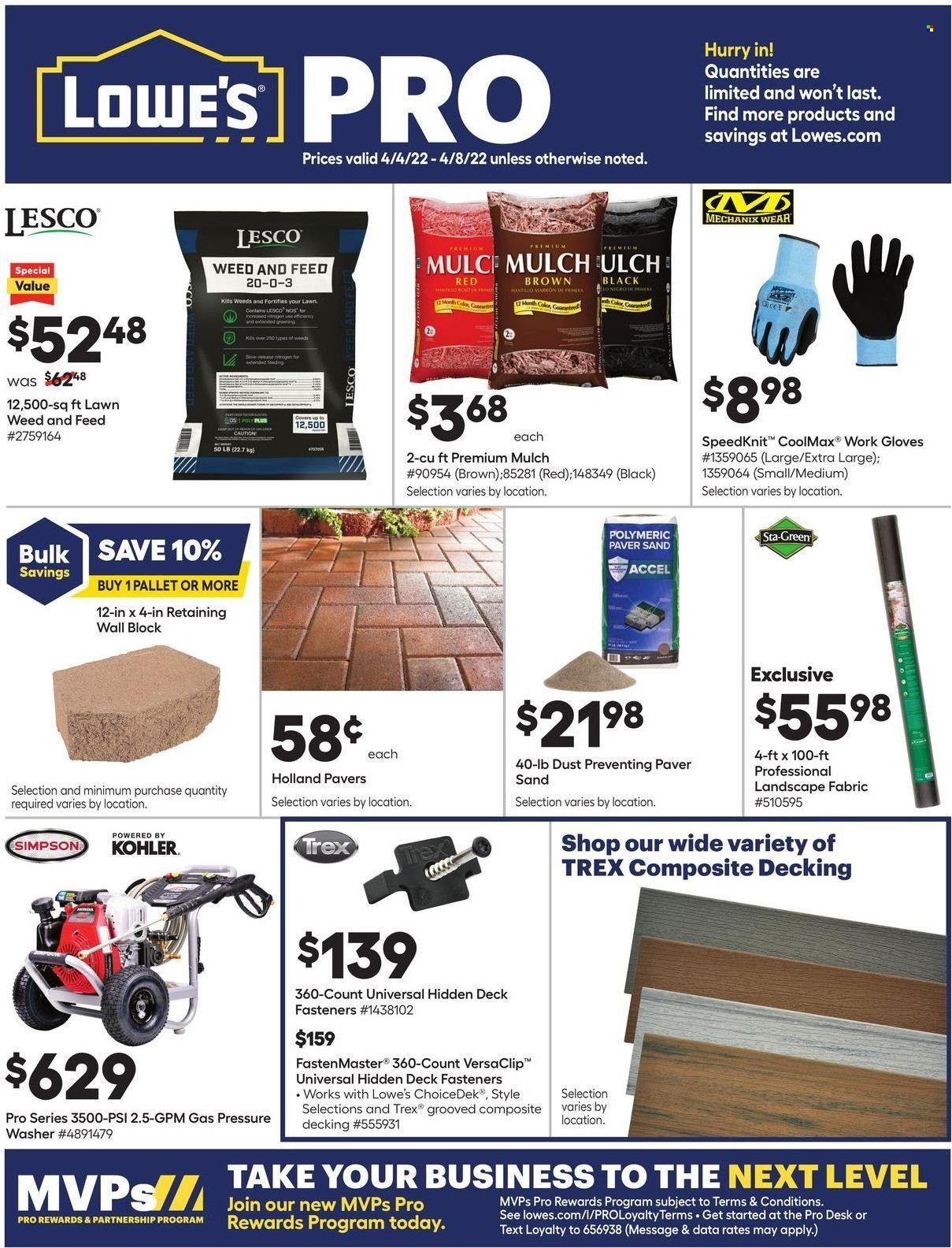 Lowe's Weekly Ad Flyer April 6 to April 13