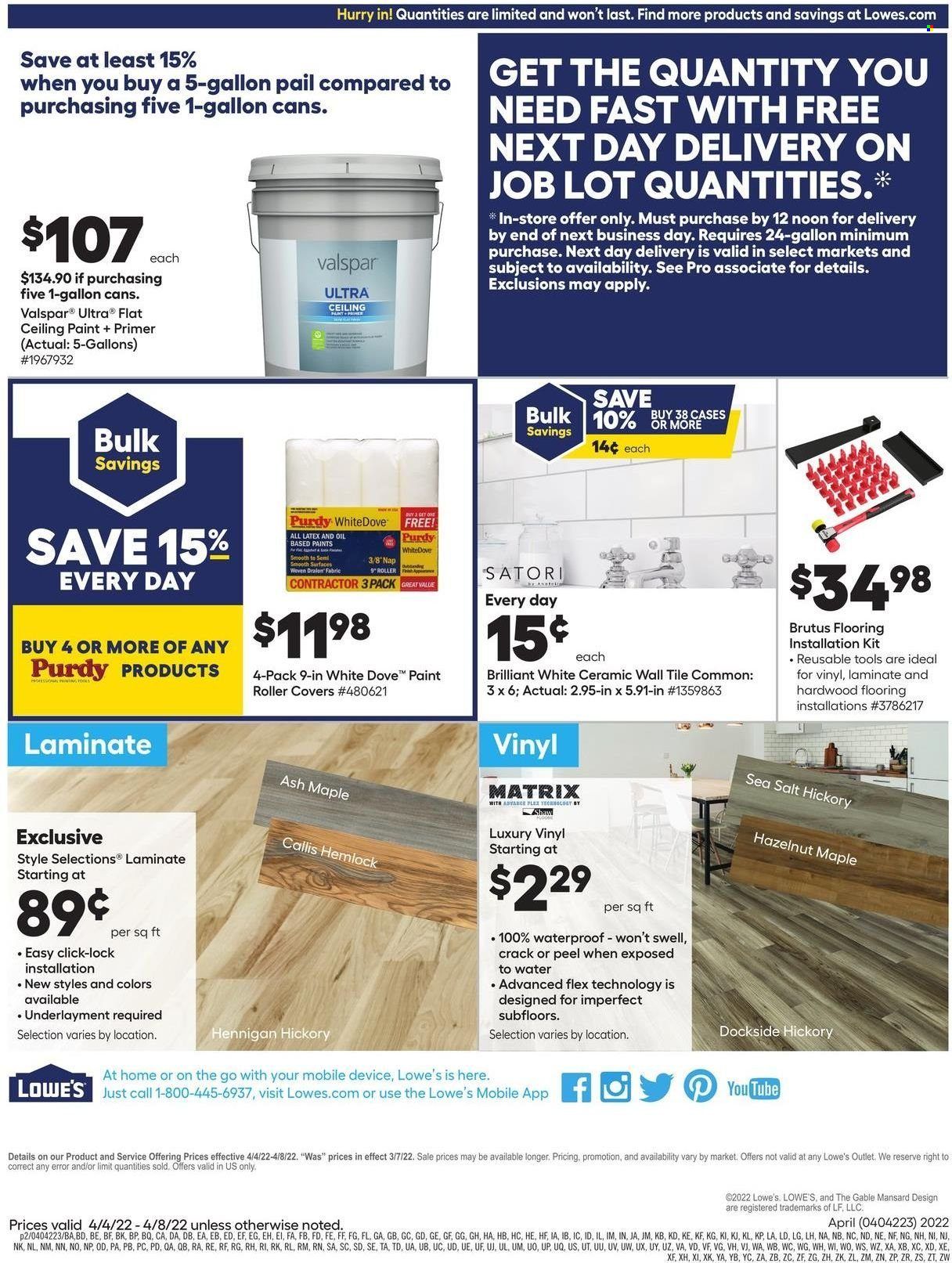 Lowe's Weekly Ad Flyer April 6 to April 13