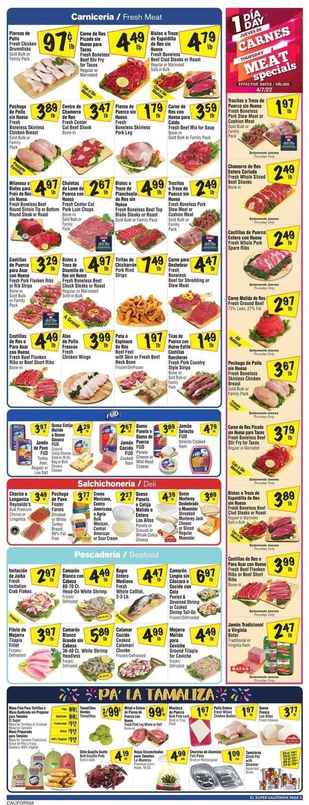 El Super (CA, NM, NV, TX) Weekly Ad Flyer April 7 to April 14