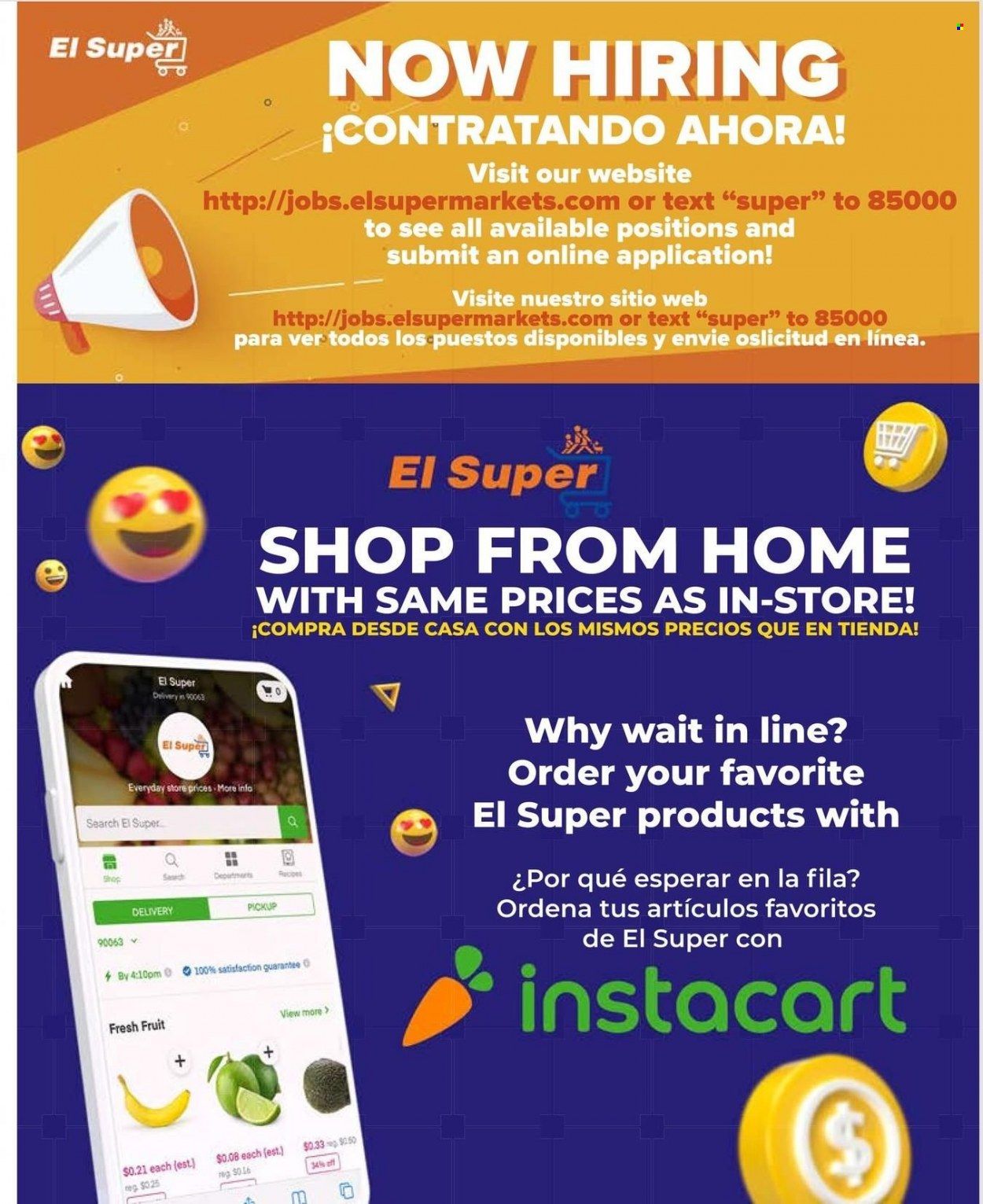 El Super (CA, NM, NV, TX) Weekly Ad Flyer April 7 to April 14