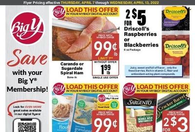 Big Y (CT) Weekly Ad Flyer April 7 to April 14
