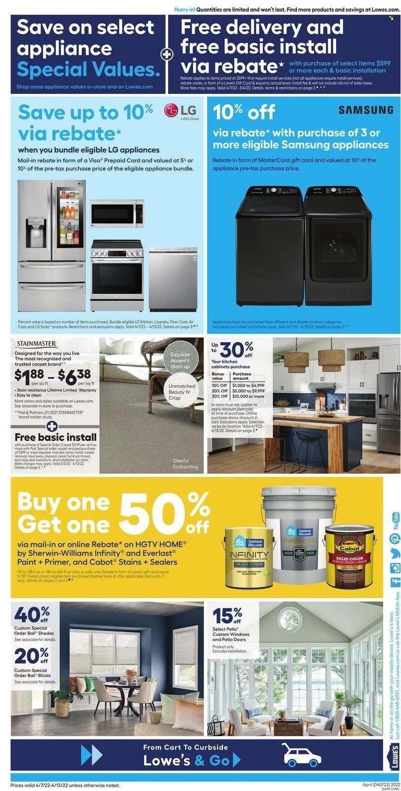 Lowe's Weekly Ad Flyer April 7 to April 14