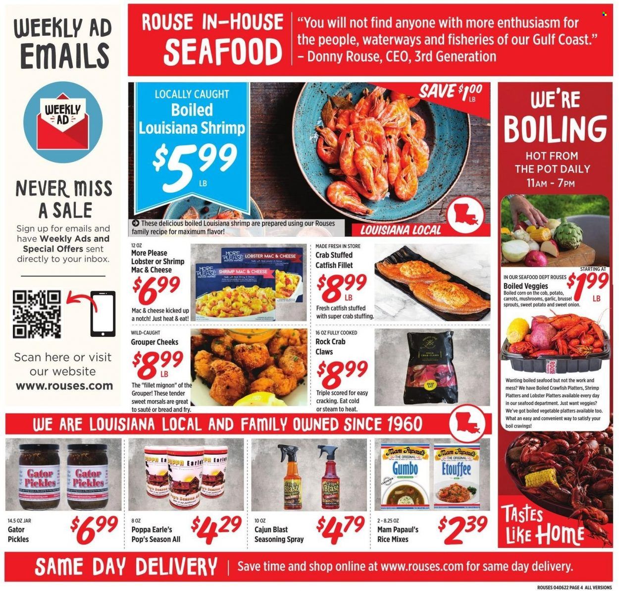 Rouses Markets (AL, LA, MS) Weekly Ad Flyer April 7 to April 14