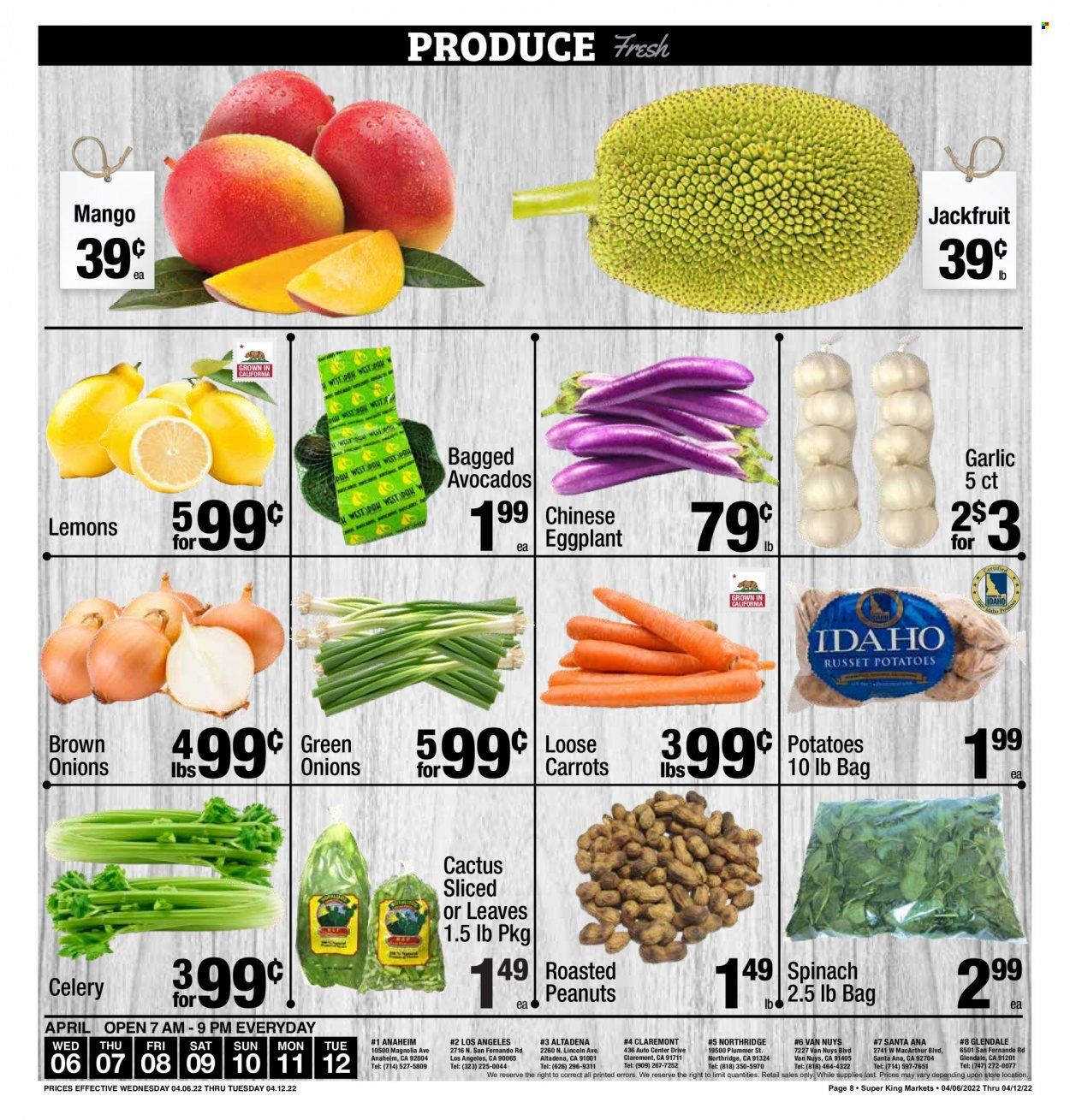Super King Markets (CA) Weekly Ad Flyer April 7 to April 14