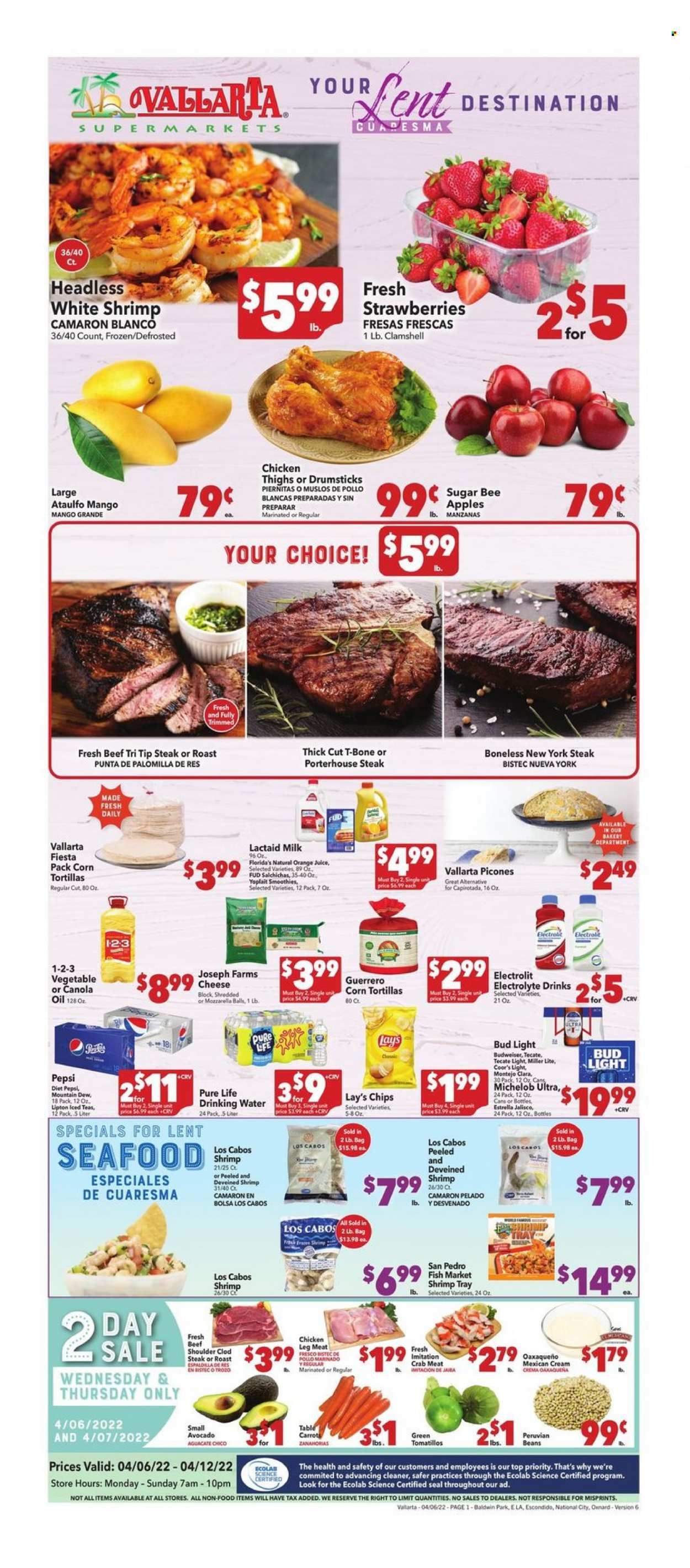 Vallarta (CA) Weekly Ad Flyer April 7 to April 14