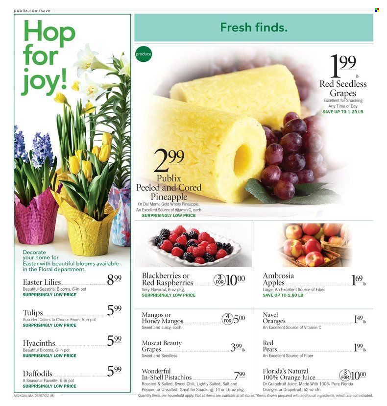 Publix (AL, FL, GA, NC, SC, TN) Weekly Ad Flyer April 7 to April 14