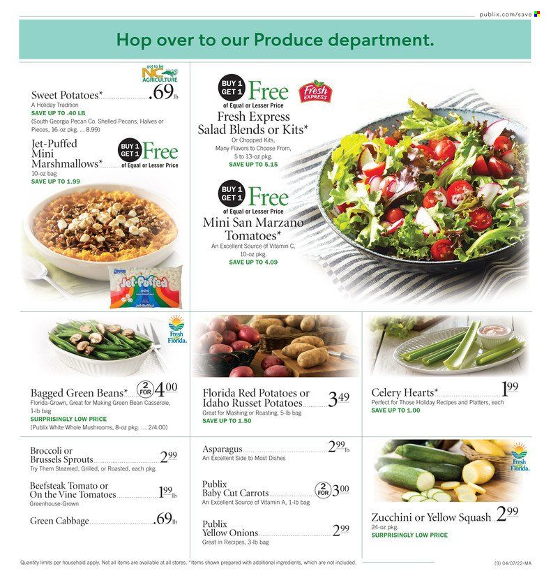 Publix (AL, FL, GA, NC, SC, TN) Weekly Ad Flyer April 7 to April 14