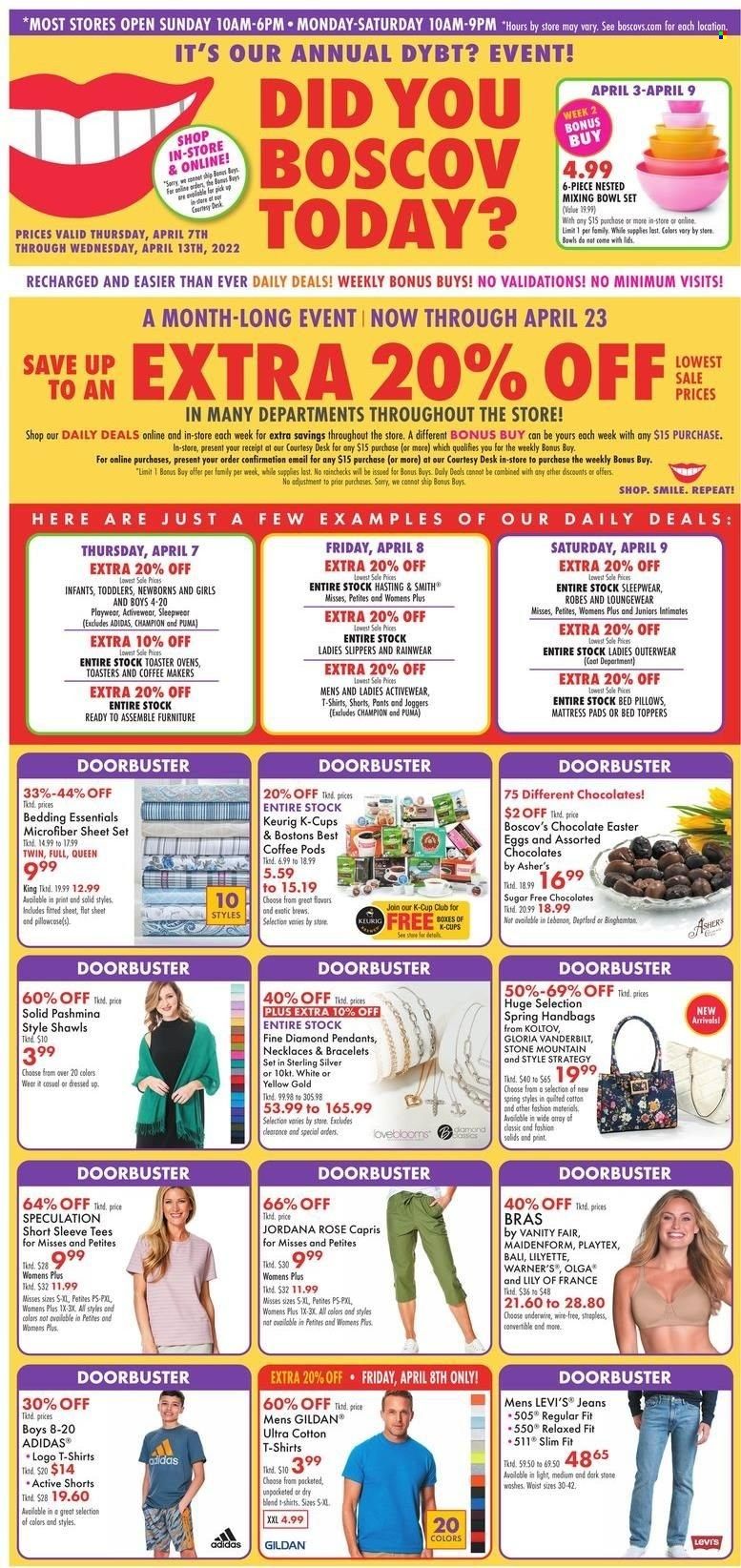 Boscov's (CT, DE, MD, NJ, NY, PA) Weekly Ad Flyer April 7 to April 14
