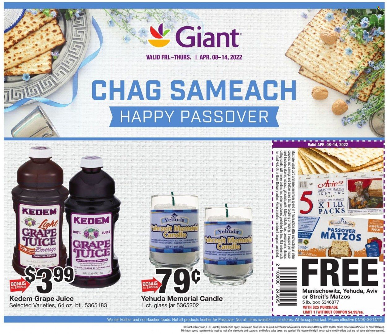 Giant Food (DE, MD, VA) Weekly Ad Flyer April 7 to April 14