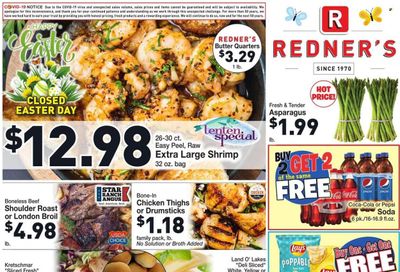 Redner's Markets (DE, MD, PA) Weekly Ad Flyer April 7 to April 14