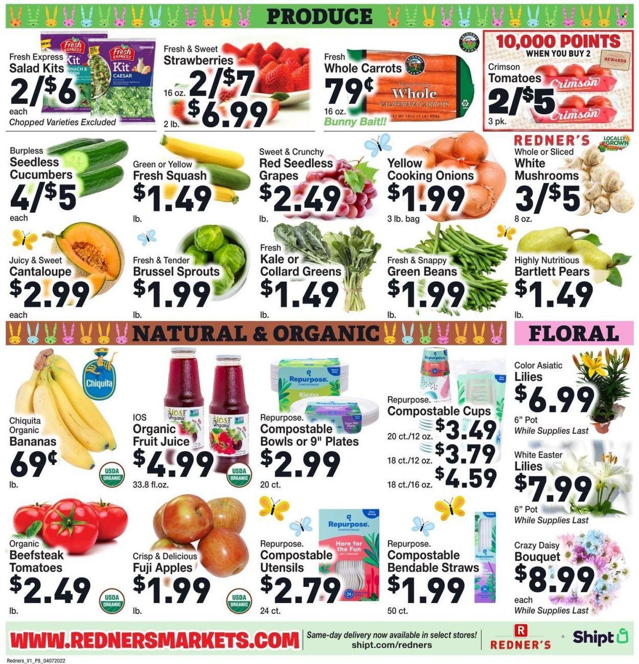 Redner's Markets (DE, MD, PA) Weekly Ad Flyer April 7 to April 14