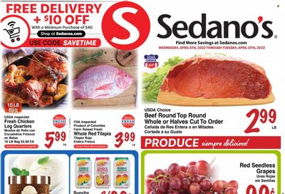 Sedano's (FL) Weekly Ad Flyer April 7 to April 14