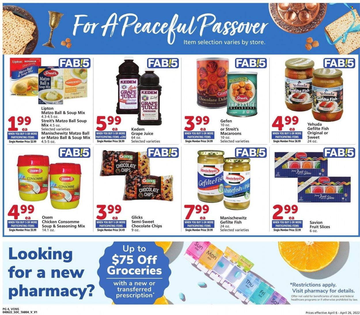 Vons (CA) Weekly Ad Flyer April 7 to April 14
