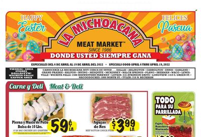 La Michoacana Meat Market (TX) Weekly Ad Flyer April 7 to April 14
