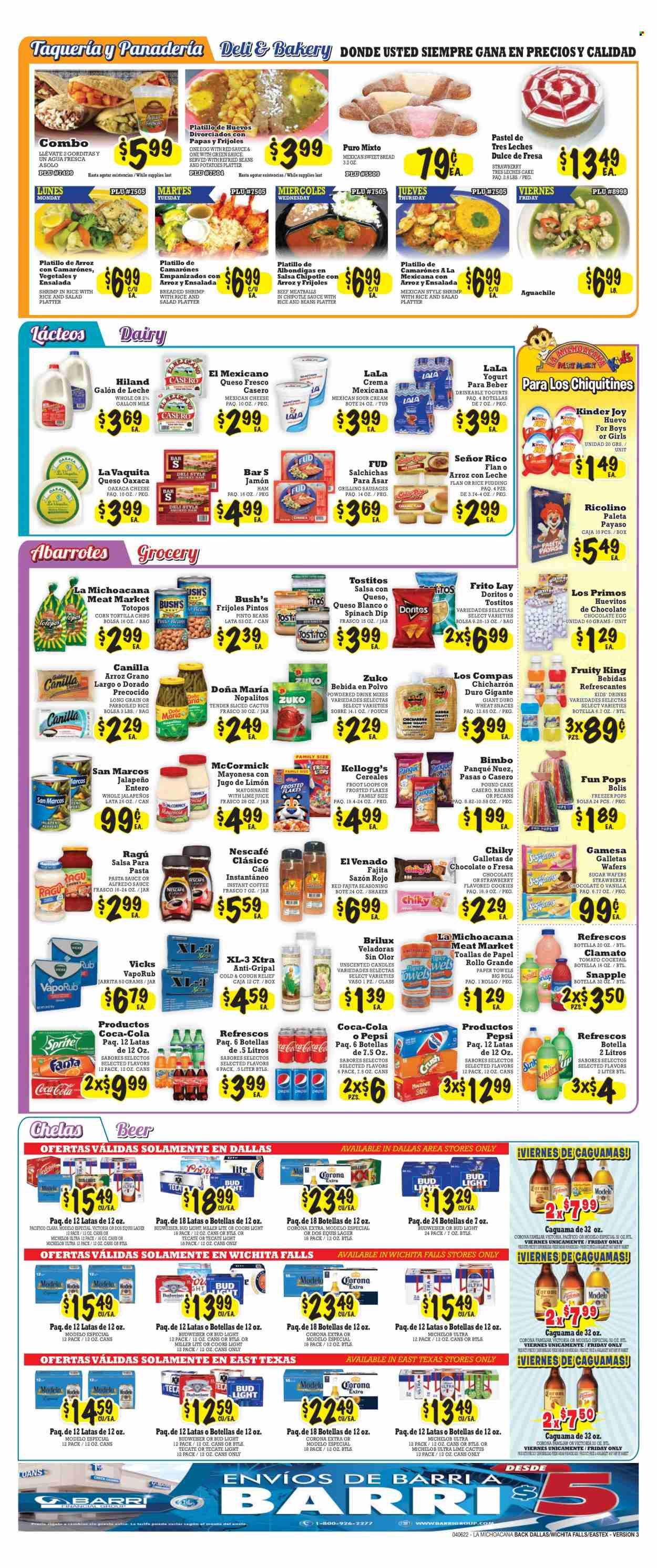 La Michoacana Meat Market (TX) Weekly Ad Flyer April 7 to April 14