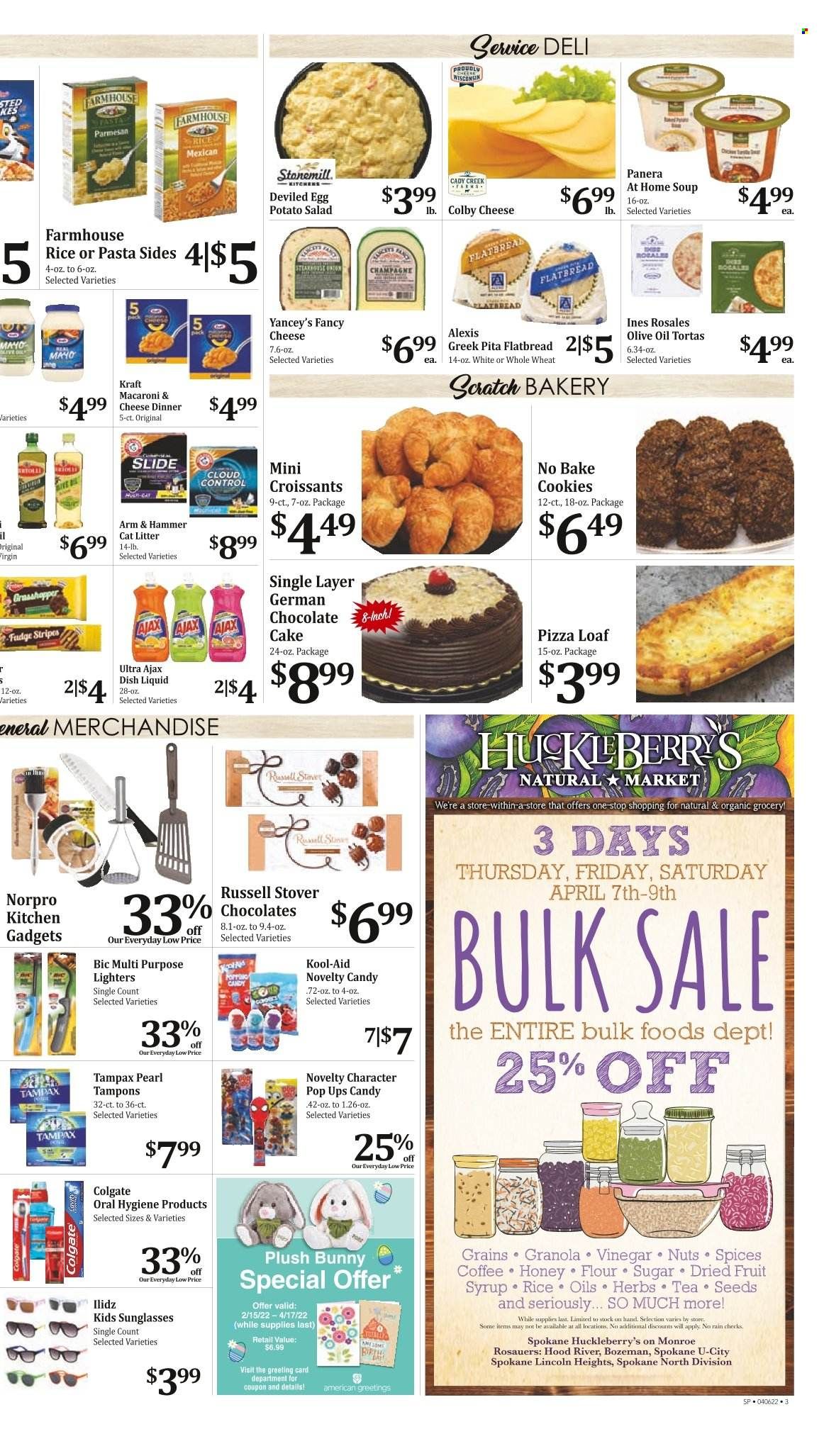 Rosauers (ID, MT, OR, WA) Weekly Ad Flyer April 7 to April 14