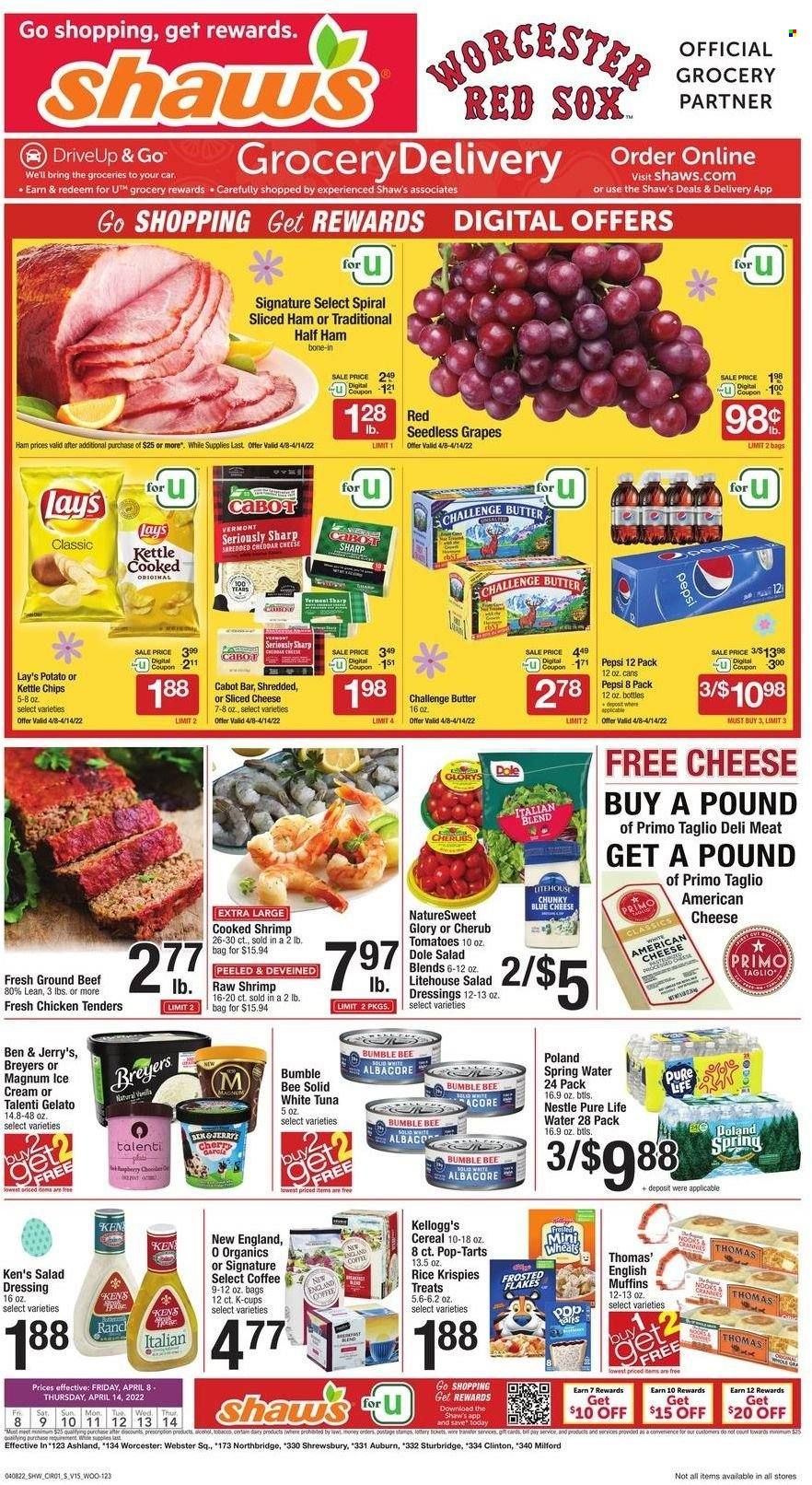Shaw’s (MA, ME, NH, RI, VT) Weekly Ad Flyer April 7 to April 14